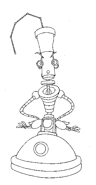 Dibujo para colorear: Robot (Personajes) #106653 - Dibujos para Colorear e Imprimir Gratis