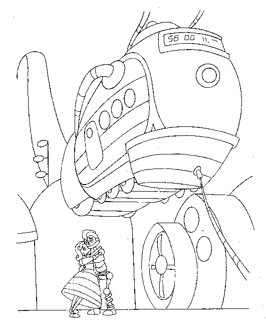 Dibujo para colorear: Robot (Personajes) #106663 - Dibujos para Colorear e Imprimir Gratis