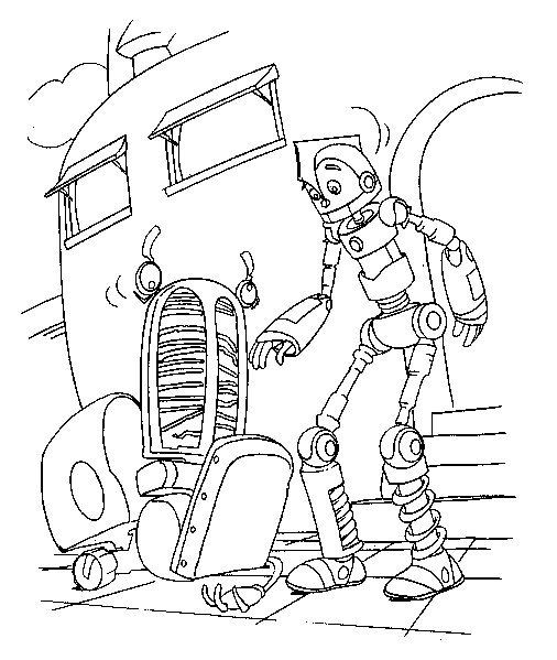 Dibujo para colorear: Robot (Personajes) #106664 - Dibujos para Colorear e Imprimir Gratis