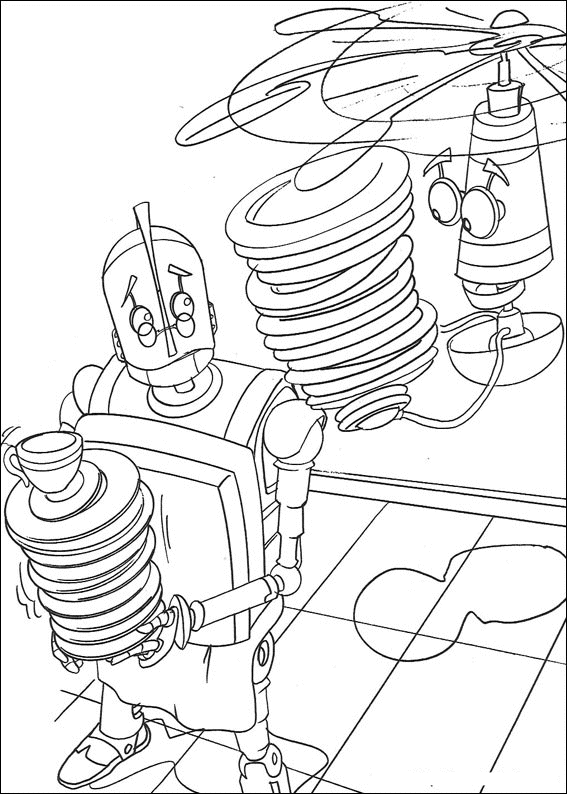 Dibujo para colorear: Robot (Personajes) #106672 - Dibujos para Colorear e Imprimir Gratis