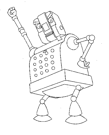 Dibujo para colorear: Robot (Personajes) #106676 - Dibujos para Colorear e Imprimir Gratis