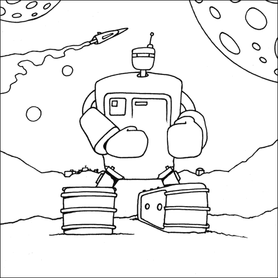 Dibujo para colorear: Robot (Personajes) #106699 - Dibujos para Colorear e Imprimir Gratis