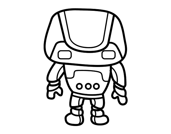 Dibujo para colorear: Robot (Personajes) #106711 - Dibujos para Colorear e Imprimir Gratis