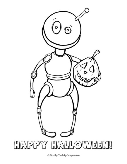 Dibujo para colorear: Robot (Personajes) #106716 - Dibujos para Colorear e Imprimir Gratis