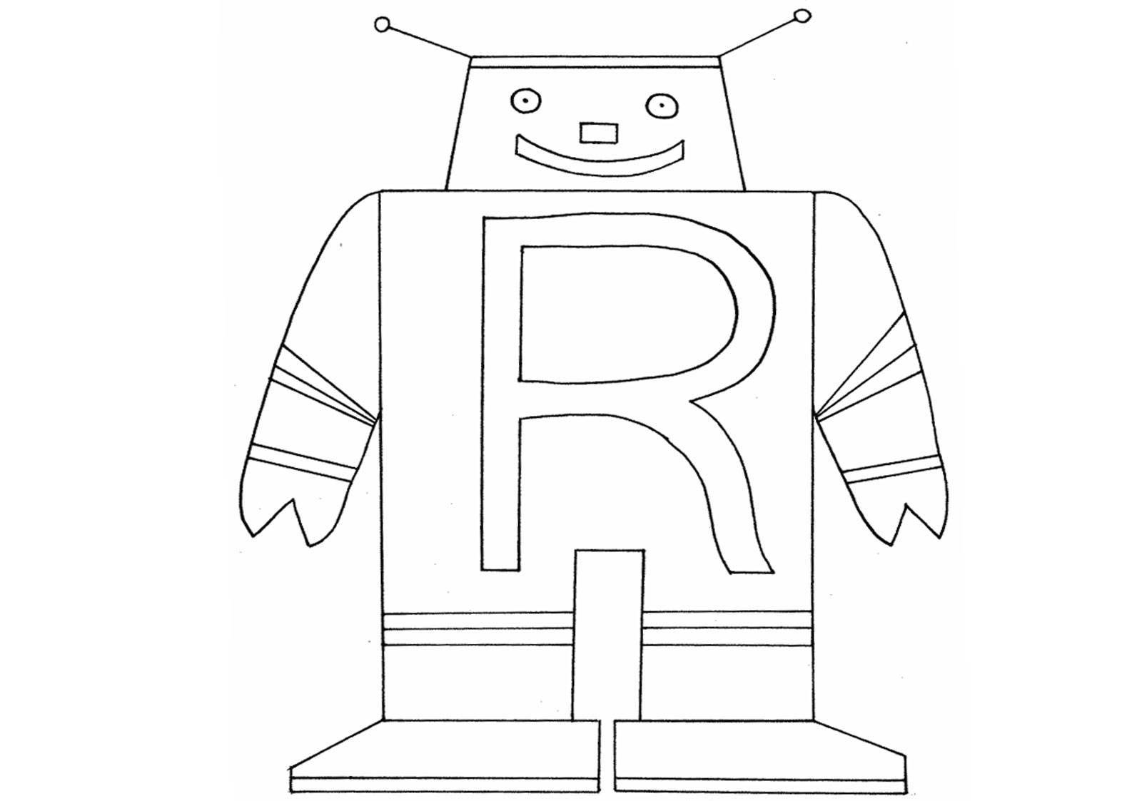 Dibujo para colorear: Robot (Personajes) #106717 - Dibujos para Colorear e Imprimir Gratis