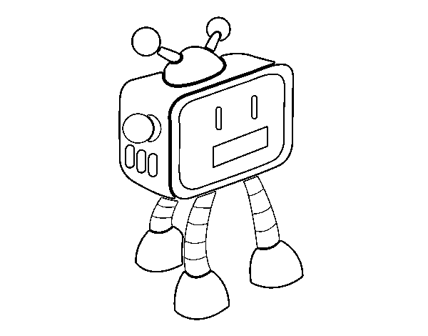 Dibujo para colorear: Robot (Personajes) #106728 - Dibujos para Colorear e Imprimir Gratis