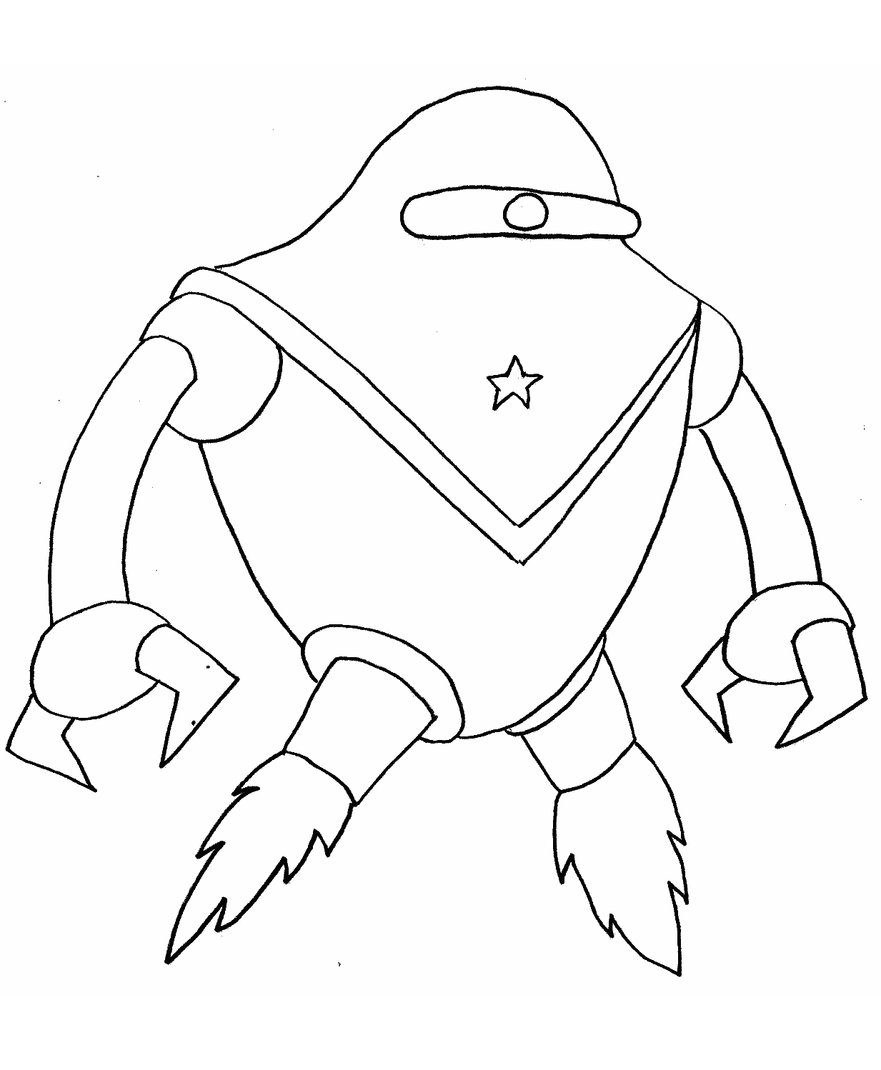 Dibujo para colorear: Robot (Personajes) #106757 - Dibujos para Colorear e Imprimir Gratis