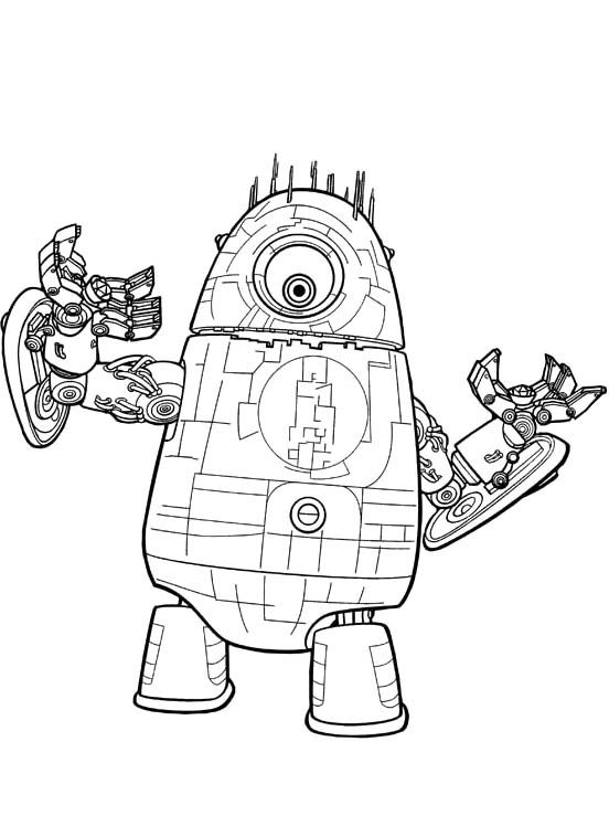 Dibujo para colorear: Robot (Personajes) #106767 - Dibujos para Colorear e Imprimir Gratis