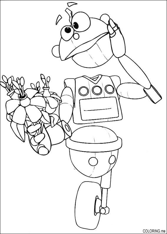 Dibujo para colorear: Robot (Personajes) #106818 - Dibujos para Colorear e Imprimir Gratis