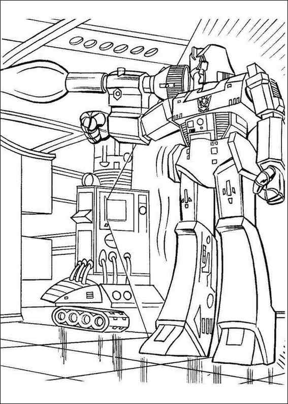 Dibujo para colorear: Robot (Personajes) #106840 - Dibujos para Colorear e Imprimir Gratis