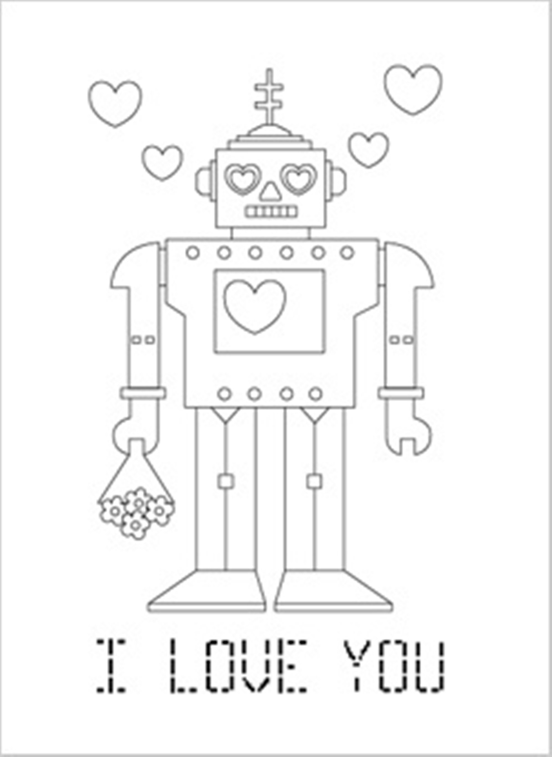 Dibujo para colorear: Robot (Personajes) #106880 - Dibujos para Colorear e Imprimir Gratis