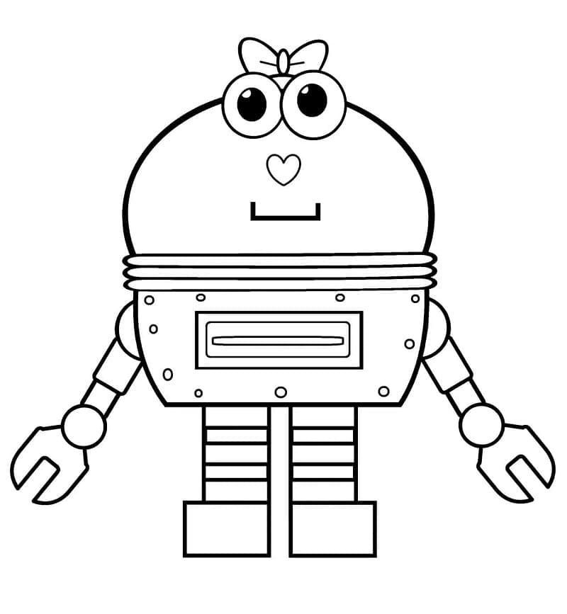Dibujo gratuito Robot #178903 de la coleccion Personajes para imprimir