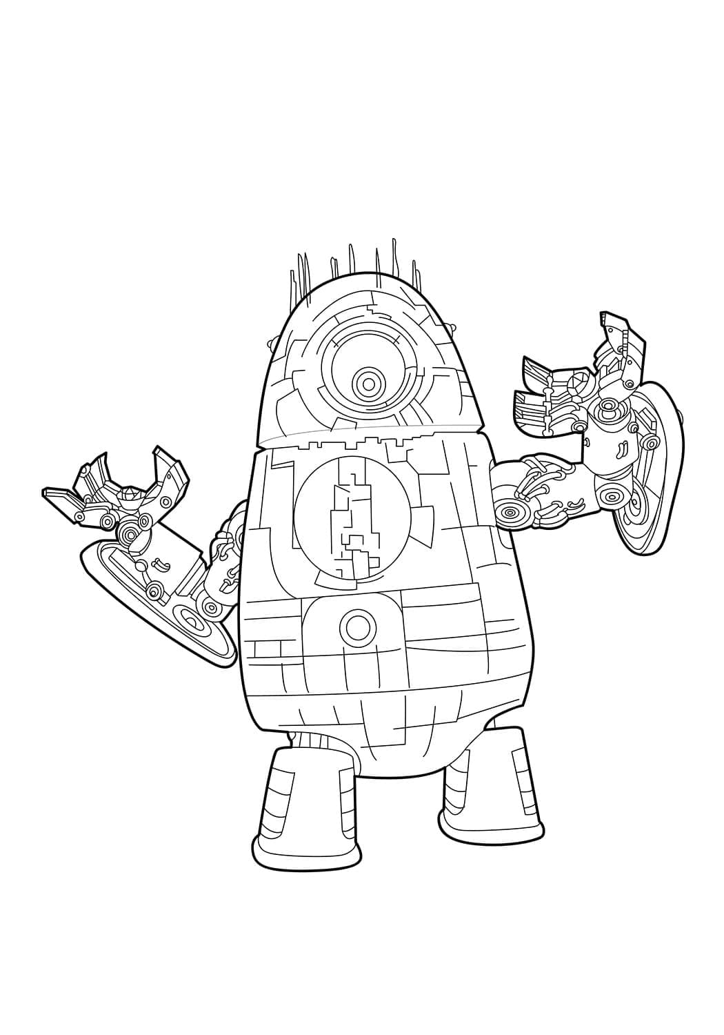 Dibujo gratuito Robot #178907 de la coleccion Personajes para imprimir