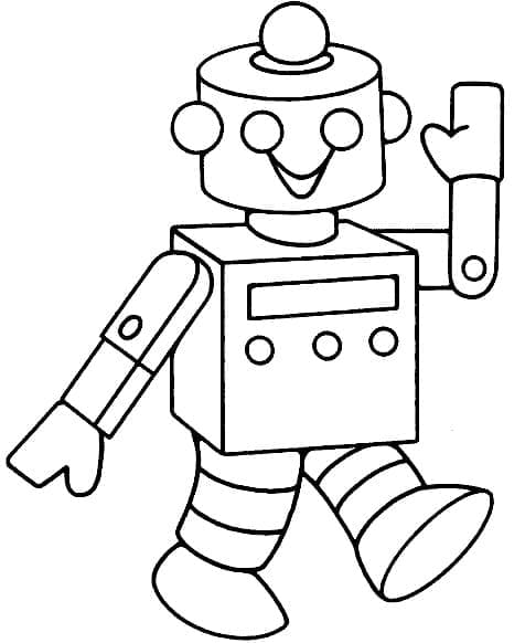 Dibujo gratuito Robot #178912 de la coleccion Personajes para imprimir