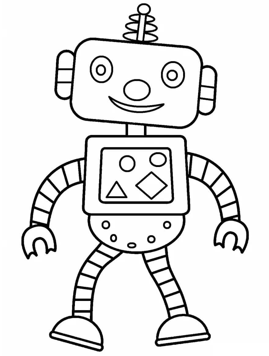 Dibujo gratuito Robot #178924 de la coleccion Personajes para imprimir