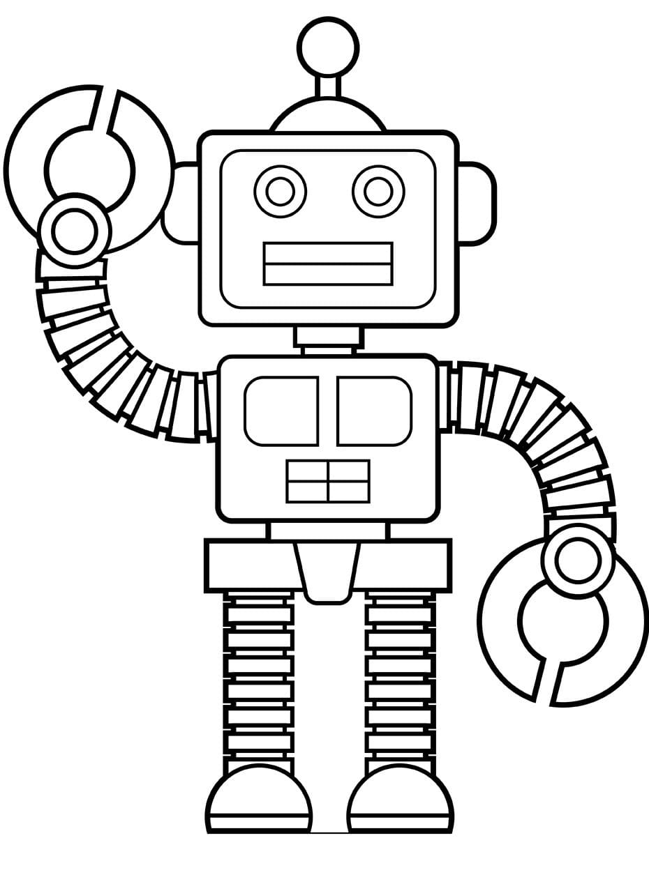 Dibujo gratuito Robot #218996 de la coleccion Personajes para imprimir
