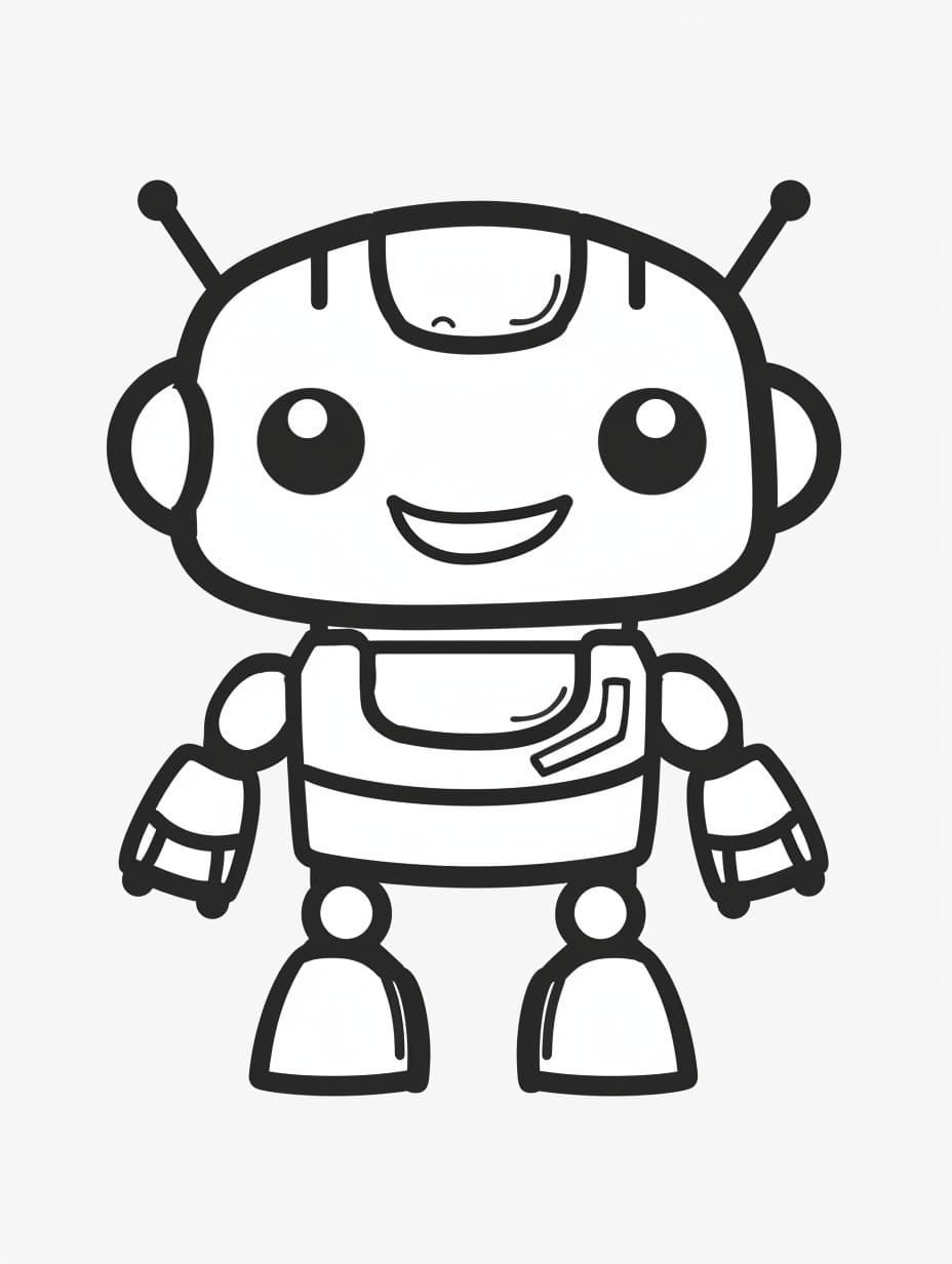 Dibujo gratuito Robot #218998 de la coleccion Personajes para imprimir