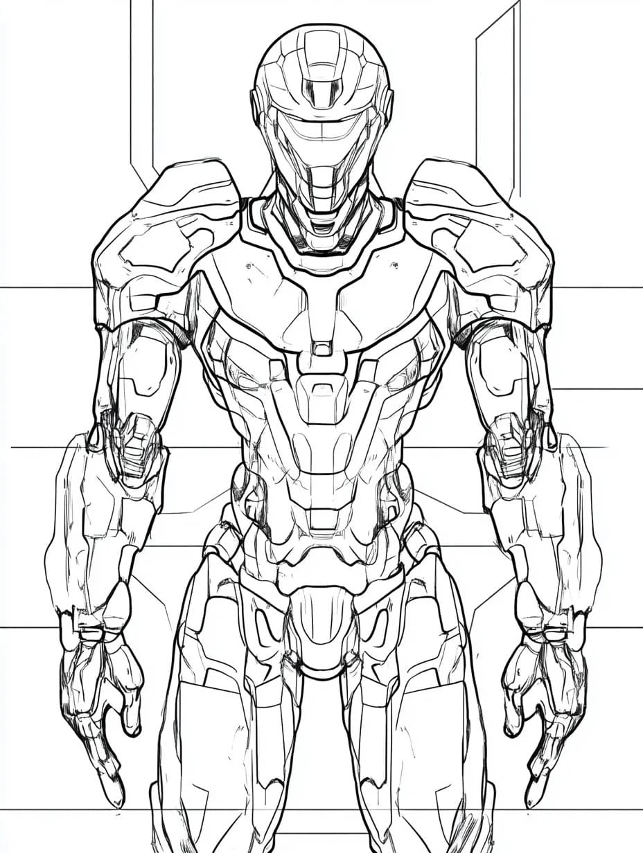 Dibujo gratuito Robot #219007 de la coleccion Personajes para imprimir Dibujo gratuito Robot #219007 de la coleccion Personajes para imprimir