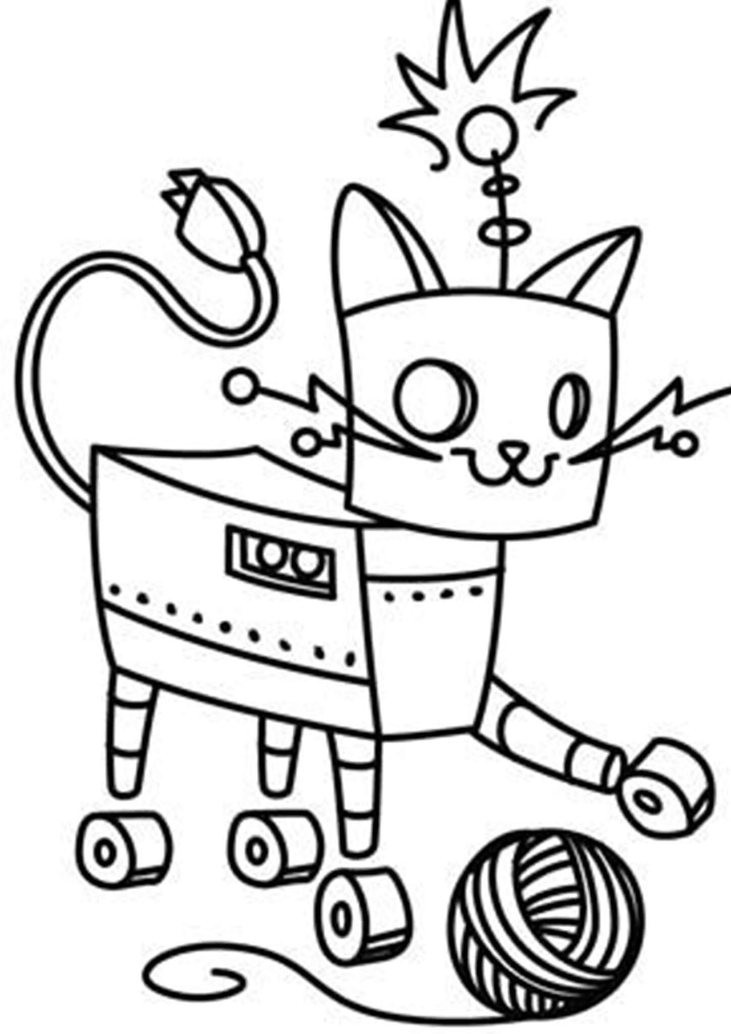 Dibujo gratuito Robot #219012 de la coleccion Personajes para imprimir
