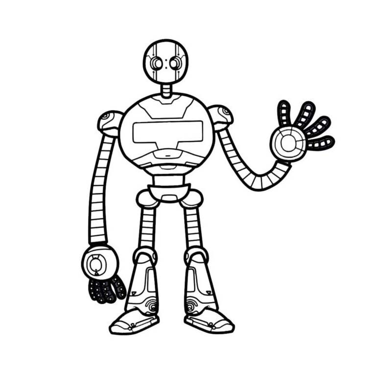 Dibujo gratuito Robot #219014 de la coleccion Personajes para imprimir