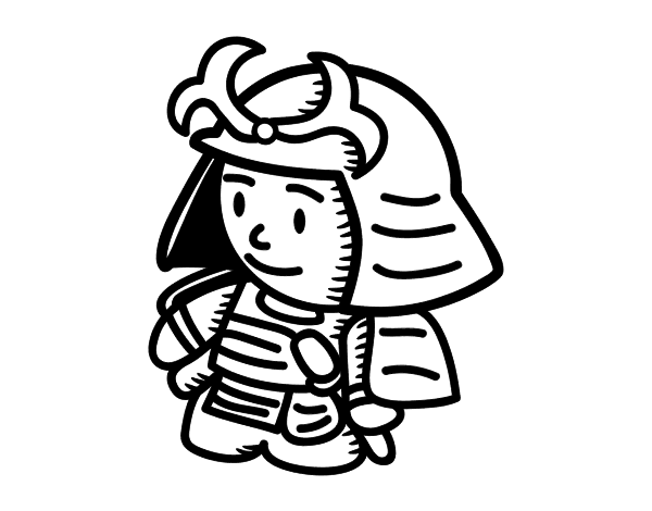 Dibujos de Samurai #107299 (Personajes) para colorear – Páginas imprimibles  gratis