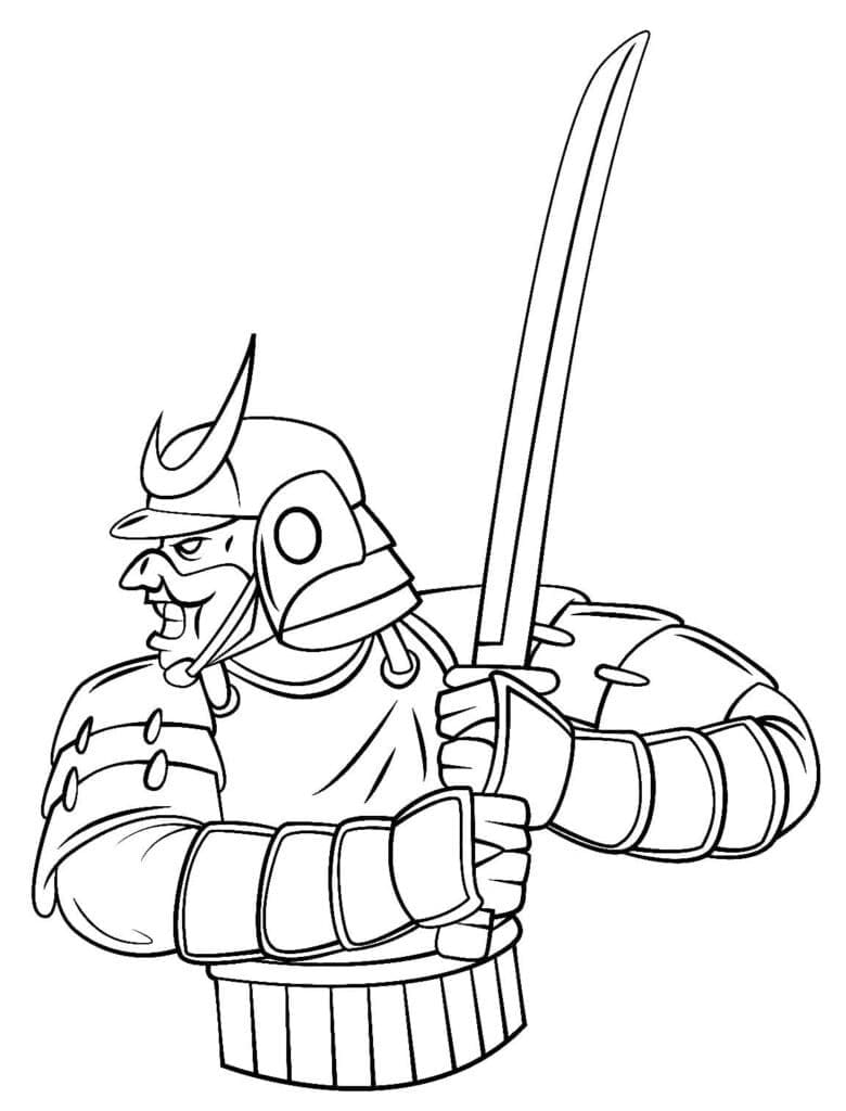 Dibujo gratuito Samurai #186158 de la coleccion Personajes para imprimir