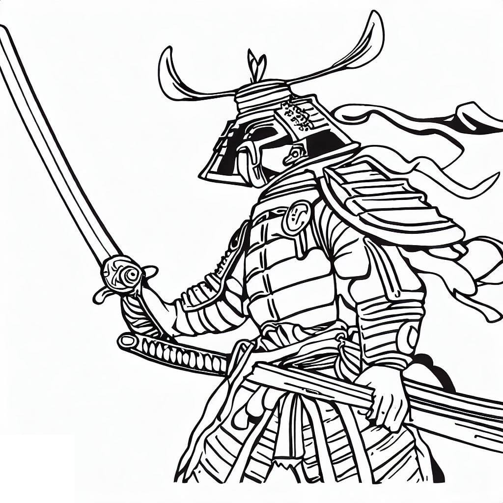 Dibujo gratuito Samurai #186171 de la coleccion Personajes para imprimir Dibujo gratuito Samurai #186171 de la coleccion Personajes para imprimir