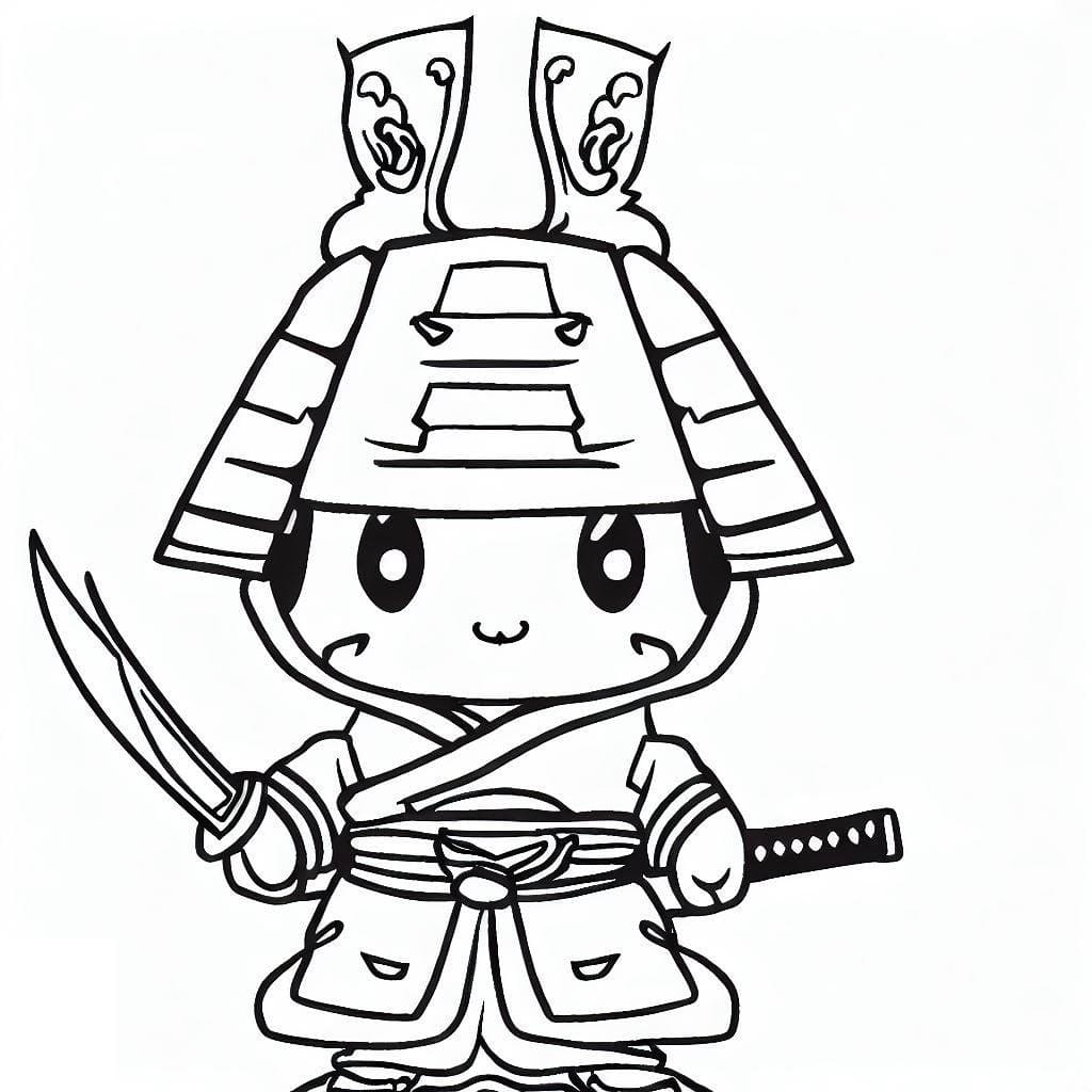 Dibujo gratuito Samurai #186176 de la coleccion Personajes para imprimir