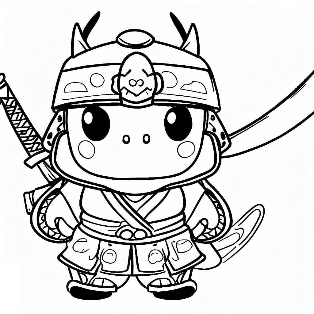 Dibujo gratuito Samurai #186177 de la coleccion Personajes para imprimir