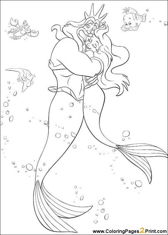 Dibujo para colorear: Sirena (Personajes) #147209 - Dibujos para Colorear e Imprimir Gratis