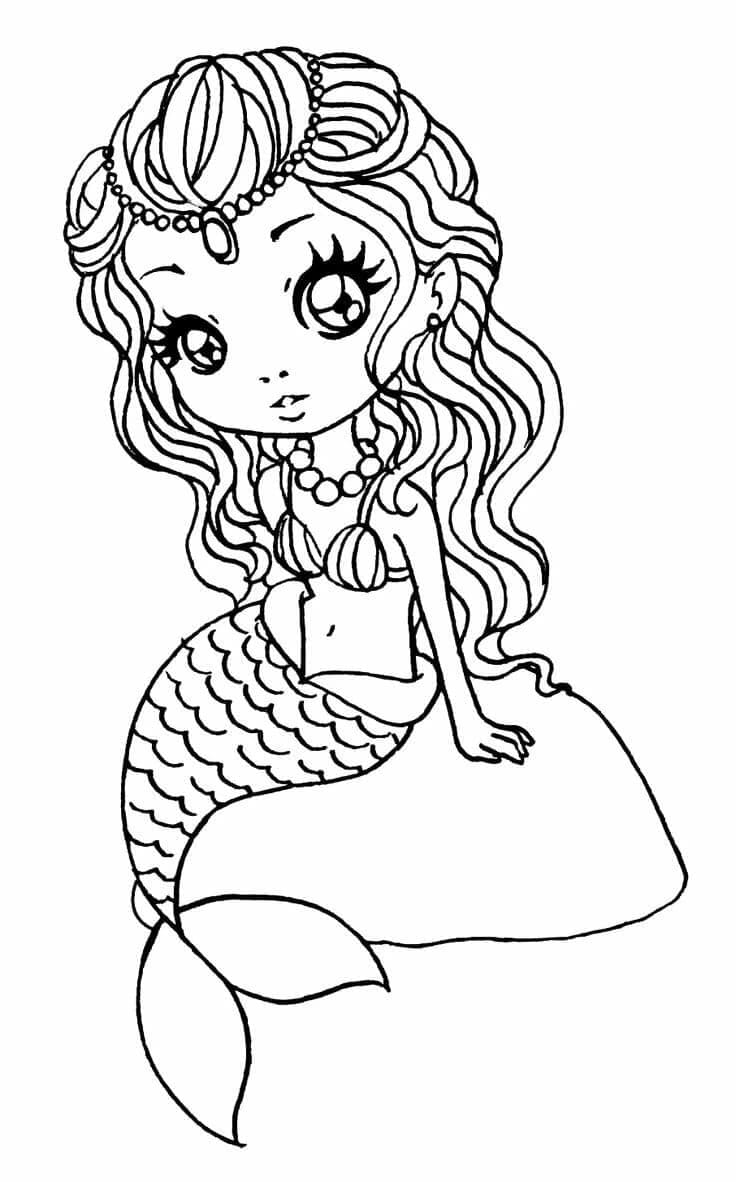 Dibujo gratuito Sirena #215090 de la coleccion Personajes para imprimir