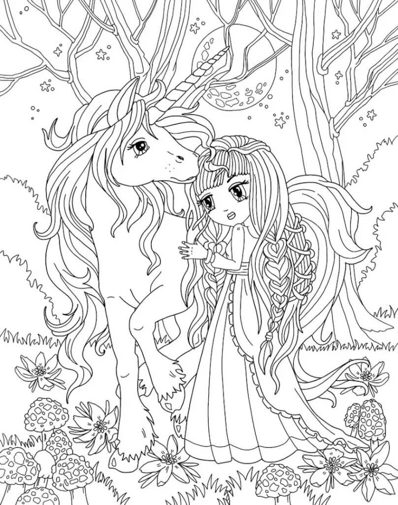 Dibujo gratuito Unicornio #171270 de la coleccion Personajes para imprimir