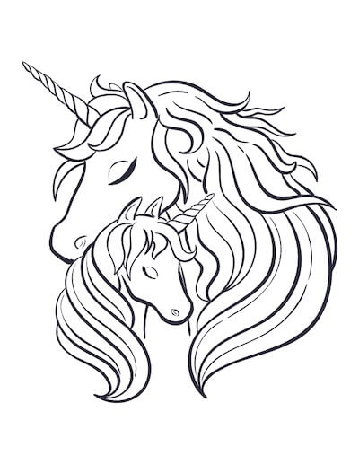 Dibujo gratuito Unicornio #171302 de la coleccion Personajes para imprimir