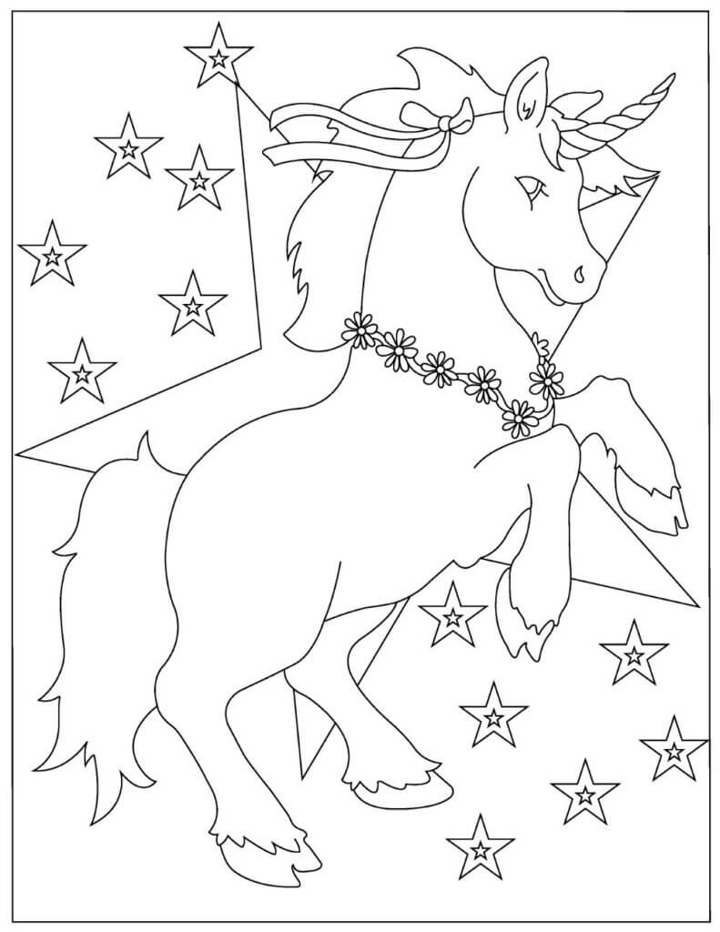 Dibujo gratuito Unicornio #171318 de la coleccion Personajes para imprimir