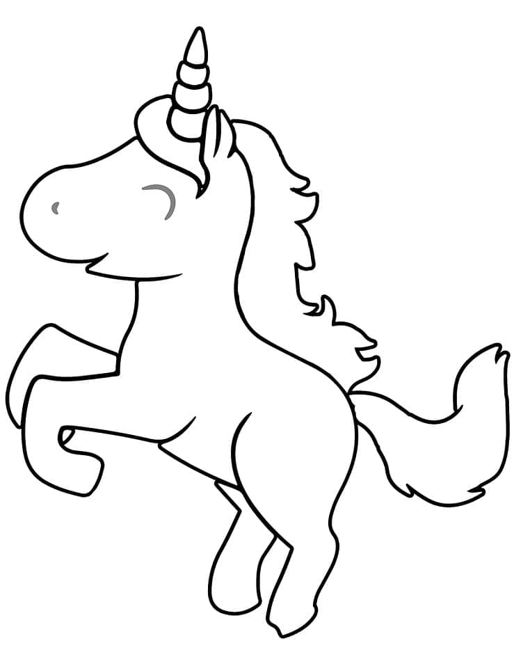 Dibujo gratuito Unicornio #171349 de la coleccion Personajes para imprimir