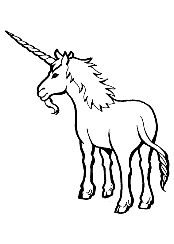 Dibujo para colorear: Unicornio (Personajes) #19461 - Dibujos para Colorear e Imprimir Gratis