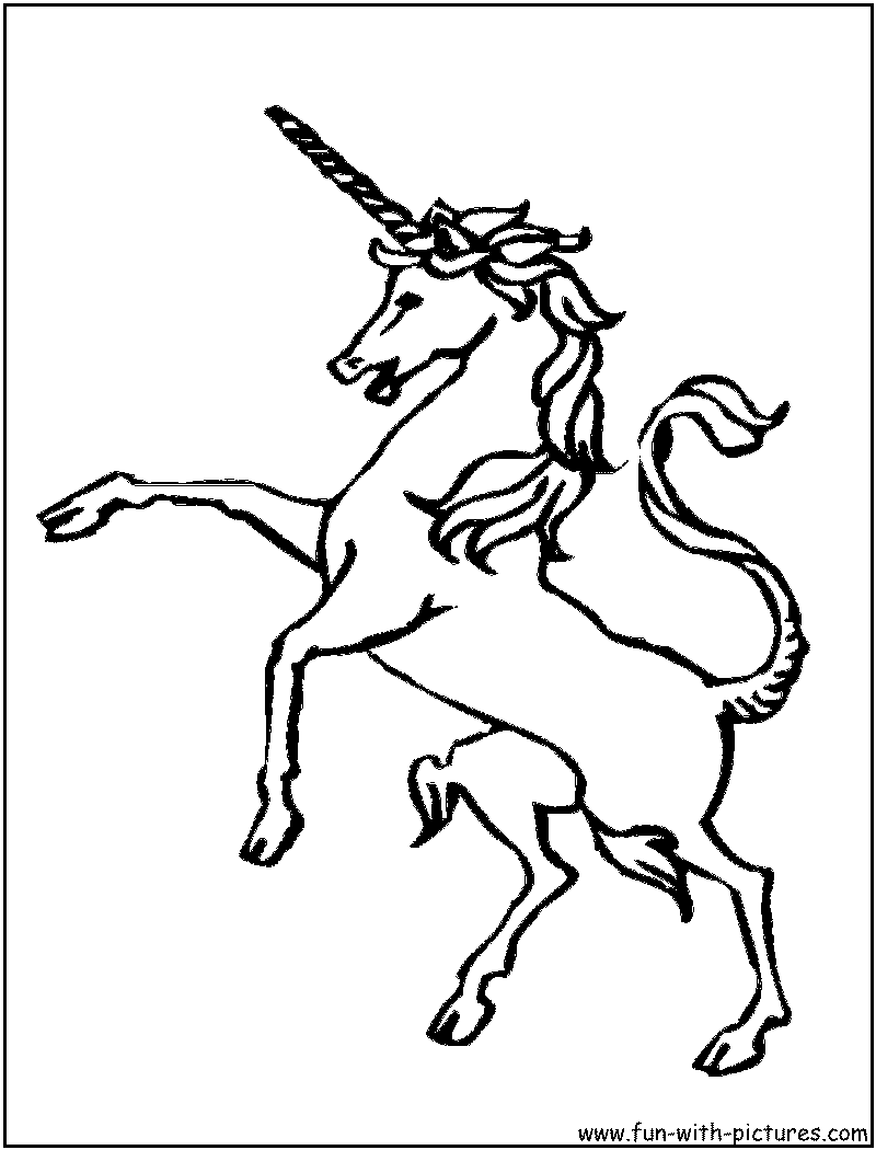 Dibujo para colorear: Unicornio (Personajes) #19504 - Dibujos para Colorear e Imprimir Gratis