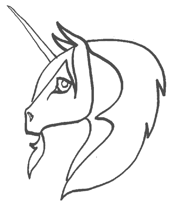 Dibujo para colorear: Unicornio (Personajes) #19517 - Dibujos para Colorear e Imprimir Gratis