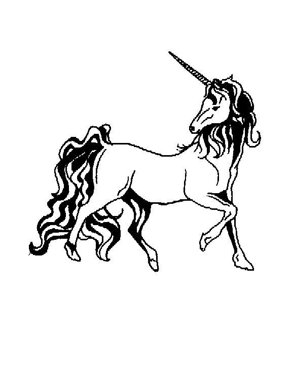 Dibujo para colorear: Unicornio (Personajes) #19532 - Dibujos para Colorear e Imprimir Gratis