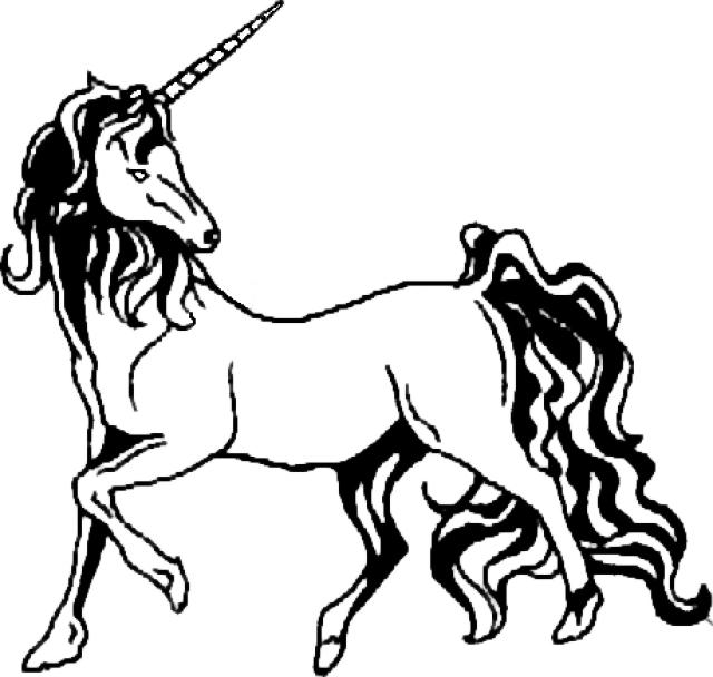 Dibujo para colorear: Unicornio (Personajes) #19535 - Dibujos para Colorear e Imprimir Gratis