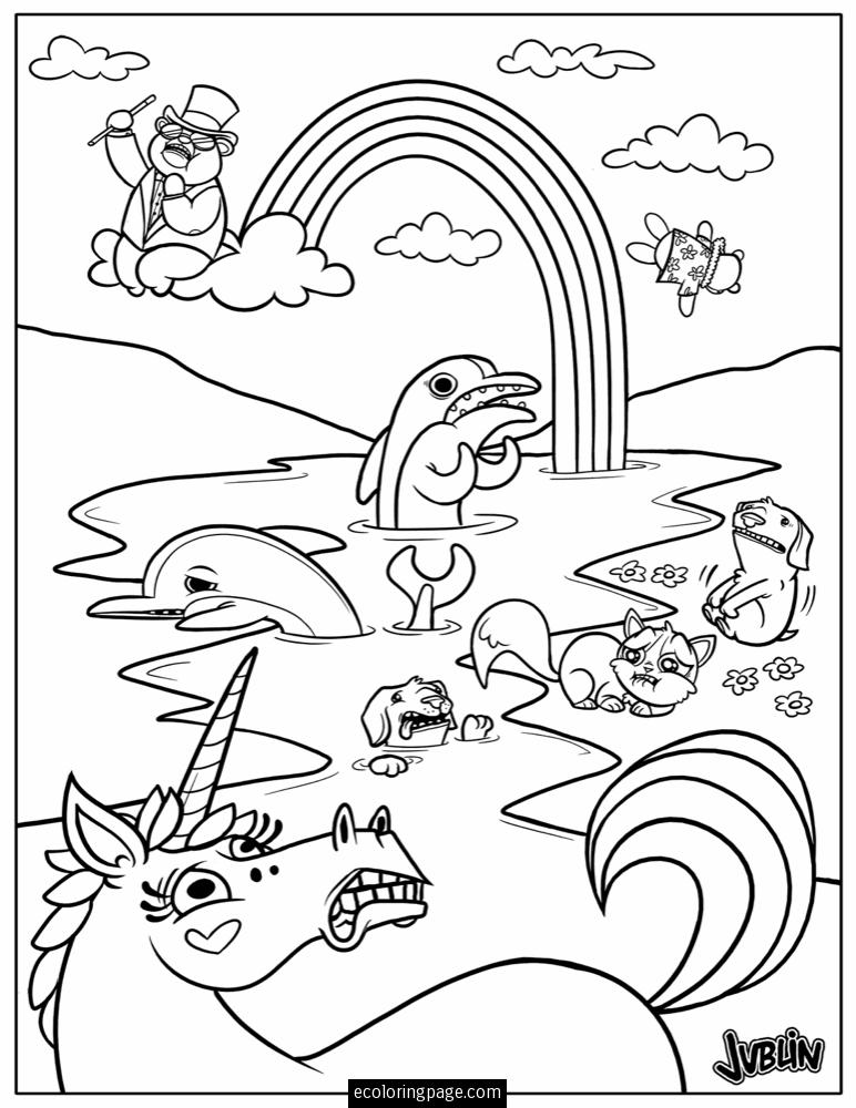 Dibujo para colorear: Unicornio (Personajes) #19589 - Dibujos para Colorear e Imprimir Gratis