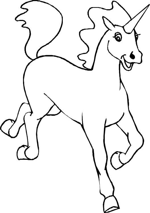 Dibujo para colorear: Unicornio (Personajes) #19603 - Dibujos para Colorear e Imprimir Gratis