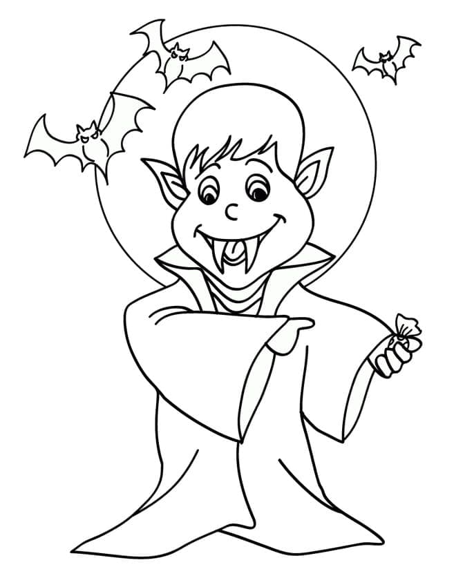 Dibujo gratuito Vampiro #196099 de la coleccion Personajes para imprimir