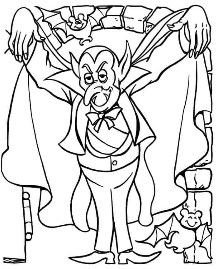 Dibujo gratuito Vampiro #196107 de la coleccion Personajes para imprimir