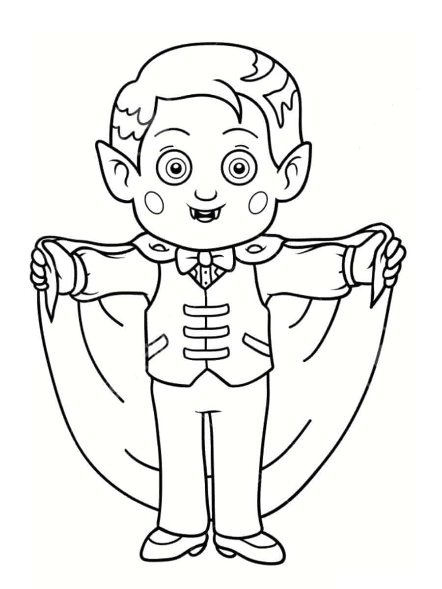Dibujo gratuito Vampiro #196128 de la coleccion Personajes para imprimir