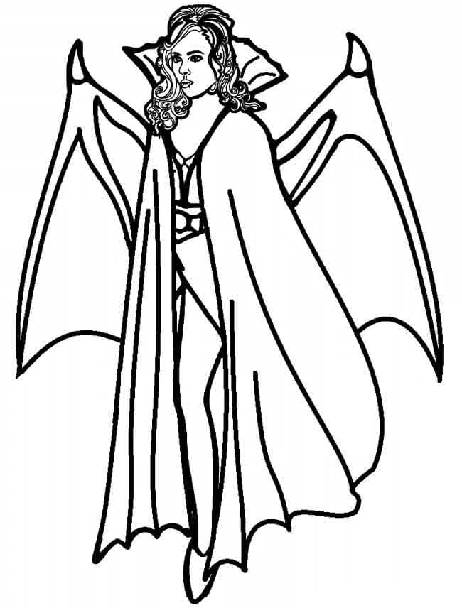 Dibujo gratuito Vampiro #196135 de la coleccion Personajes para imprimir