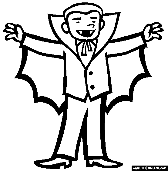 Dibujos de Vampiro #85899 (Personajes) para colorear – Páginas imprimibles  gratis