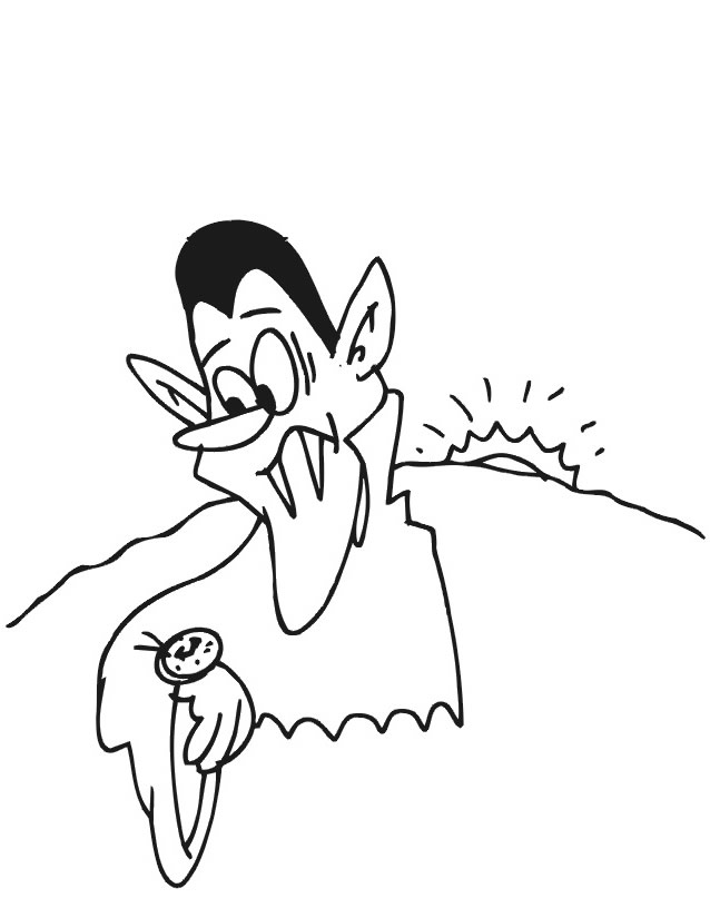 Dibujo para colorear: Vampiro (Personajes) #85913 - Dibujos para Colorear e Imprimir Gratis