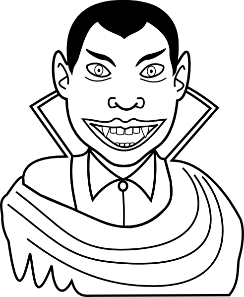 Dibujo para colorear: Vampiro (Personajes) #85917 - Dibujos para Colorear e Imprimir Gratis