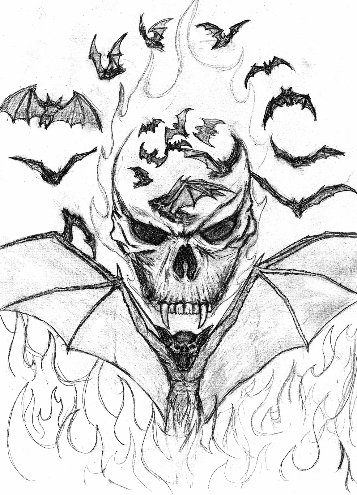 Dibujo para colorear: Vampiro (Personajes) #85951 - Dibujos para Colorear e Imprimir Gratis